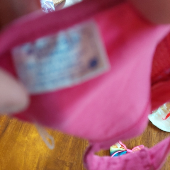 Build-A-Bear Sequined Tank Halter Top Rainbow Headband Bow BAB BABW - Picture 5 of 6